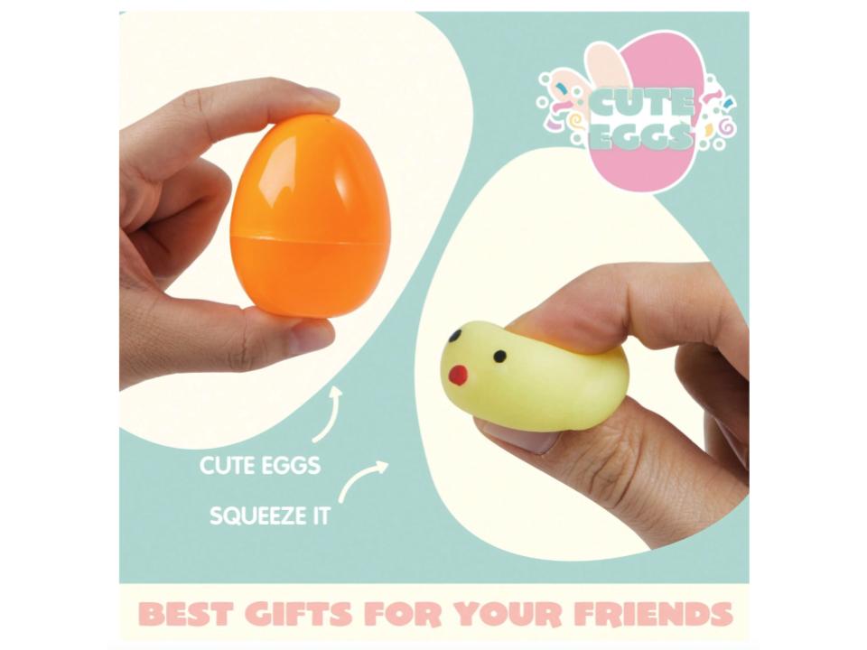 200 Pcs Prefilled Easter Eggs With Toys Plus Stickers