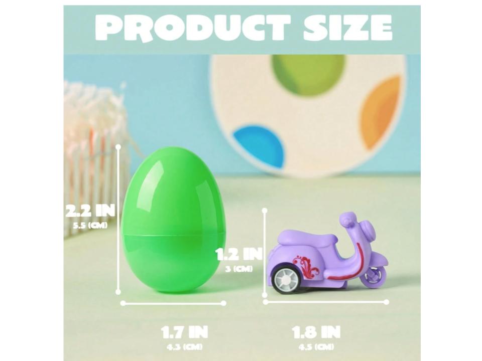 200 Pcs Prefilled Easter Eggs With Toys Plus Stickers