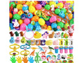 200 Pcs Prefilled Easter Eggs With Toys Plus Stickers